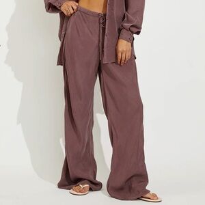 Left on Friday Journey Pant 〰️ Shadow (Mauve) 〰️ Size L